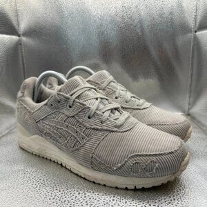 Size 9 Asics Gel Lyte 3 Womens Corduroy Oyster Grey Athletic Sneaker 1202A076